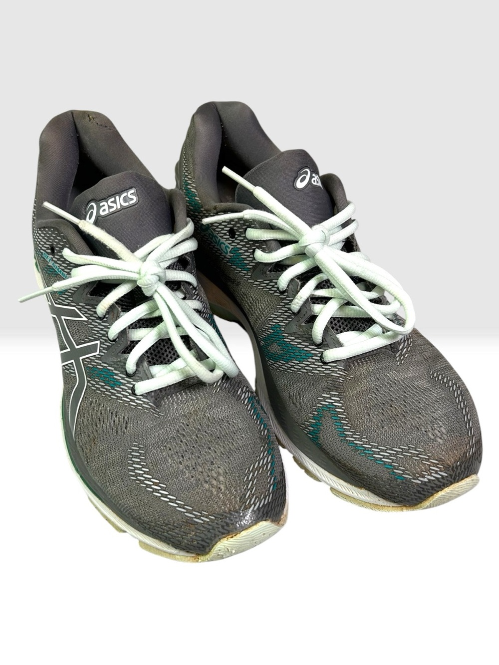 ASICS GT-2000 T850N Women’s 9.5 Gray Teal Running Shoes Athletic Sneakers